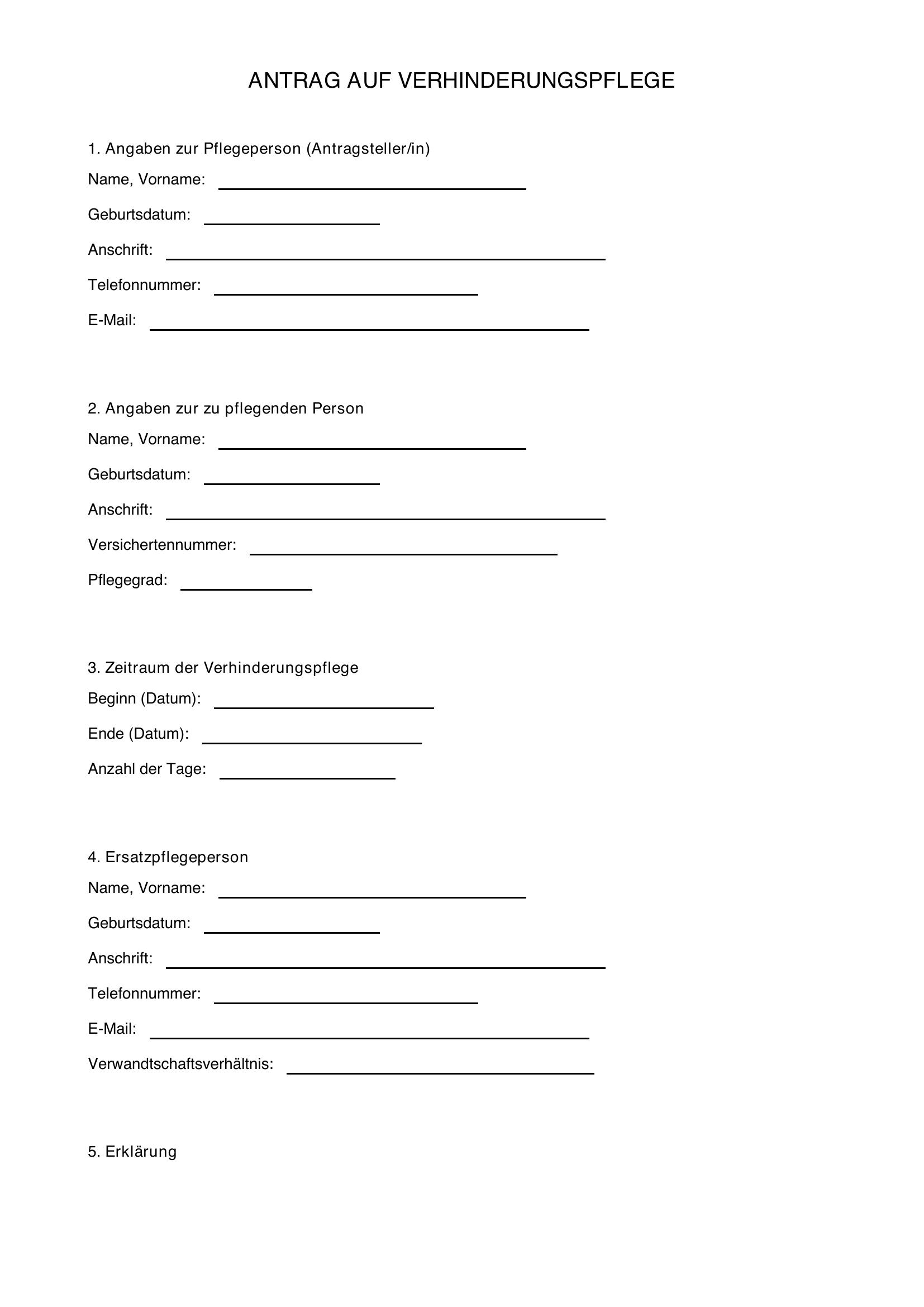 Kvb Verhinderungspflege Antrag